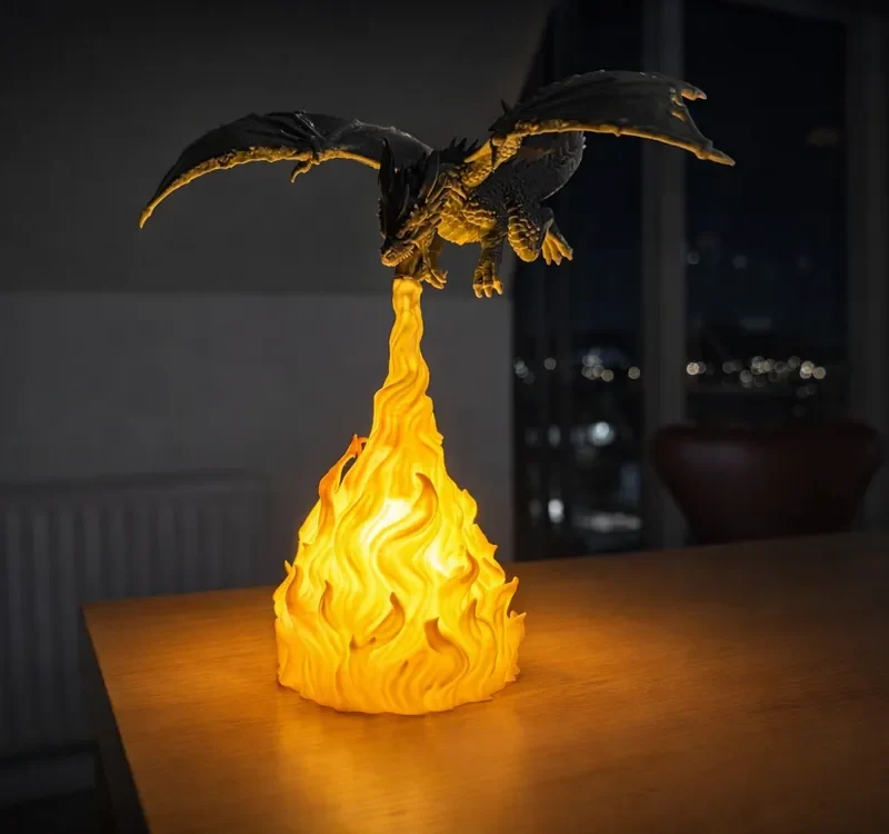 Lámpara Llamarada de Dragón